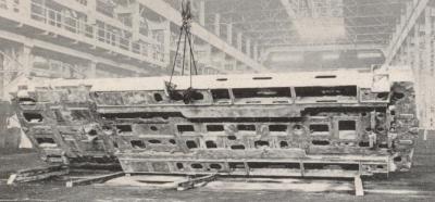 Top View of the Cast Steel Underframe