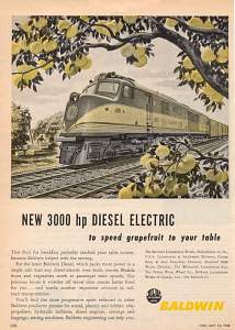 NEW 3000 hp DIESEL ELECTRIC to speed grapefruit to your table