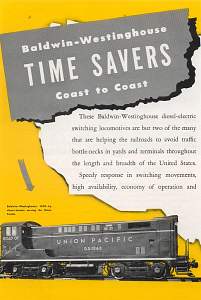 Baldwin-Westinghouse TIME SAVERS Coast to Coast